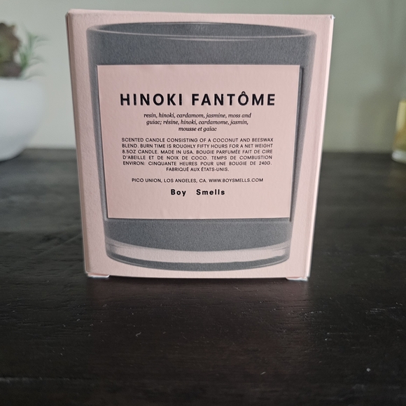Boy Smells Hinoki Fantôme Candle - Pink and Gray - Picture 1 of 5